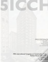5icch Proceedings Volume 1