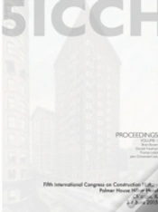 Capa do artigo 5icch Proceedings Volume 1