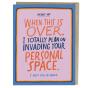 6-Pack Em & Friends Personal Space Greeting Cards - Preview
