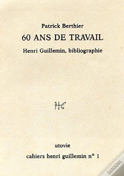 Capa do artigo 60 Ans De Travail (Bibliographie Hg)