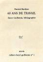 60 Ans De Travail (Bibliographie Hg) - Preview