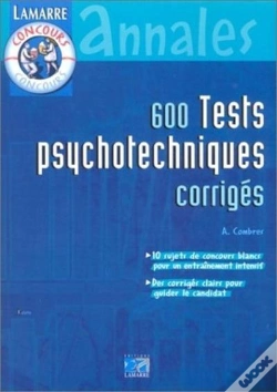 Capa do artigo 600 Tests Psychotechniques Corriges