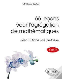 Capa do artigo 66 Leçons Pour L'Agrégation De Mathématiques
