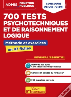 Capa do artigo 700 Tests Psychotechniques Et De Raisonnement Logique - Methode Et Exercices