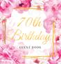 70th Birthday Guest Book - Preview