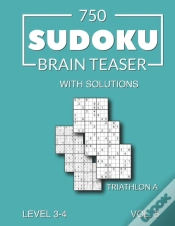 Capa do artigo 750 Sudoku Brain Teaser Triathlon A With Solutions