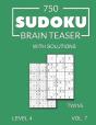 750 Sudoku Brain Teaser Twins With Solutions - Preview