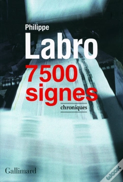 Capa do artigo 7500 Signes ; Chroniques