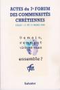 7ème Forum Des Communautés Chrétiennes - Preview