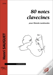 Capa do artigo 80 Notes Clavecines  Pour Wanda Landowska