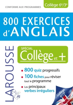Capa do artigo 800 Exercices D'Anglais