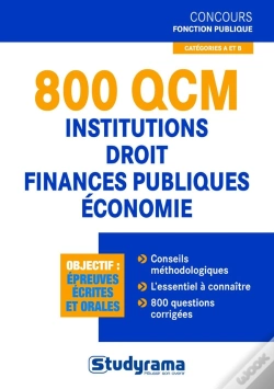Capa do artigo 800 Qcm De Droit Economie Gestion Finances Publiques (A Et B)