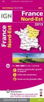 802 France Nord-Est 2013  1/350.000 - Preview