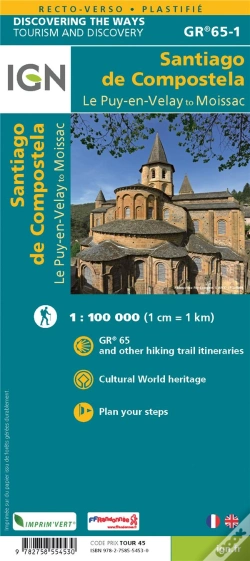 Capa do artigo 89020 : St-Jacques-De-Compostelle Gr®65-1 : Du Puy-En-Velay À Moissac (2e Édition)