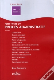 Capa do artigo 9782247088348; Petit Traité Du Procès Administratif (4e Édition)