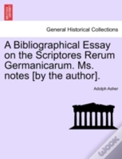 Capa do artigo A Bibliographical Essay On The Scriptore