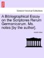 A Bibliographical Essay On The Scriptore - Preview
