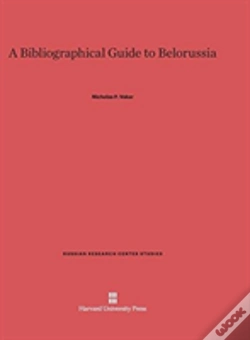 Capa do artigo A Bibliographical Guide To Belorussia