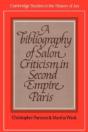 A Bibliography Of Salon Criticism In Second Empire Paris - Preview