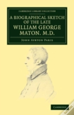 Capa do artigo A Biographical Sketch Of The Late William George Maton M.D.