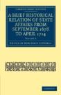 A Brief Historical Relation Of State Affairs From September 1678 To April 1714 - Preview