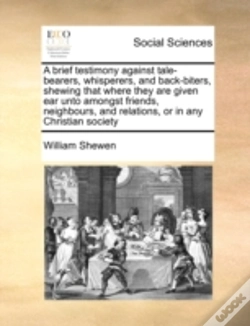 Capa do artigo A Brief Testimony Against Tale-Bearers,
