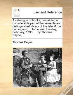 Capa do artigo A Catalogue Of Books; Containing A Consi