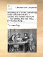 A Catalogue Of Books, Containing Many Va - Preview