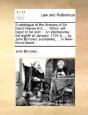 A Catalogue Of The Libraries Of Sir Davi - Preview