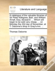 Capa do artigo A Catalogue Of The Valuable Libraries Of
