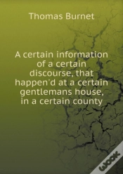 Capa do artigo A Certain Information Of A Certain Discourse, That Happen