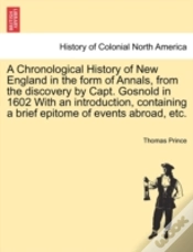 Capa do artigo A Chronological History Of New England I