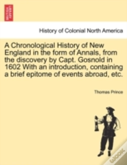 Capa do artigo A Chronological History Of New England I