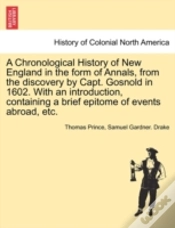 Capa do artigo A Chronological History Of New England I
