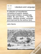 Capa do artigo A Collection Of Miscellanies: Consisting