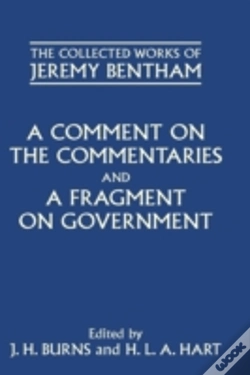 Capa do artigo A Comment On The Commentaries And A Fragment On Government