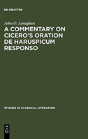A Commentary On Cicero'S Oration De Haruspicum Responso - Preview