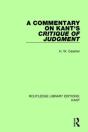 A Commentary On Kant'S Critique Of Judgement - Preview