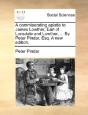 A Commiserating Epistle To James Lowther - Preview