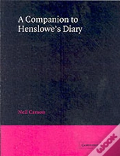 Capa do artigo A Companion To Henslowe