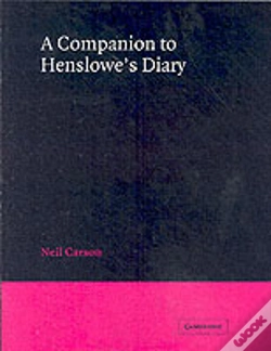 Capa do artigo A Companion To Henslowe'S Diary