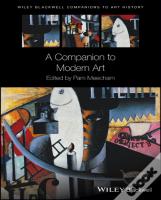 A Companion To Modern Art