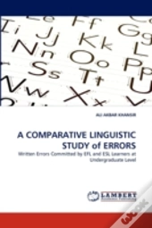 A Comparative Linguistic Study Of Errors