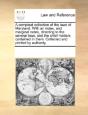 A Compleat Collection Of The Laws Of Mar - Preview