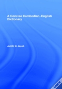 Capa do artigo A Concise Cambodian-English Dictionary