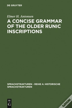 Capa do artigo A Concise Grammar Of The Older Runic Inscriptions