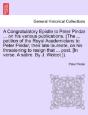 A Congratulatory Epistle To Peter Pindar - Preview