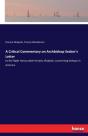 A Critical Commentary On Archbishop Secker'S Letter - Preview