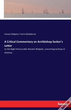 Capa do artigo A Critical Commentary On Archbishop Secker'S Letter
