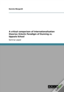 Capa do artigo A Critical Comparison Of Internationalisation Theories